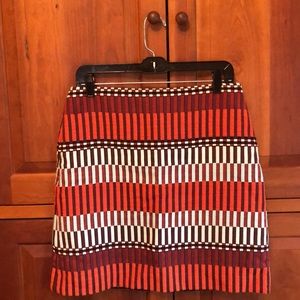 Colorful printed skirt